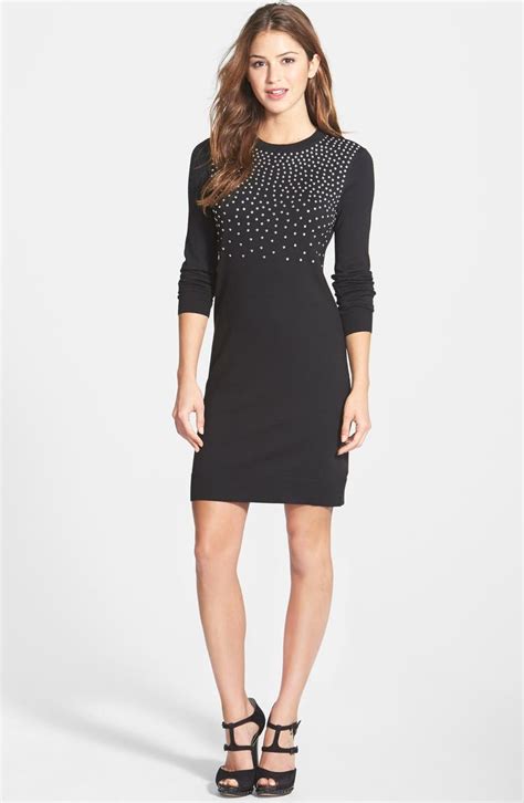 michael kors tiered hem sweater dress|Michael Kors sweatshirt dress.